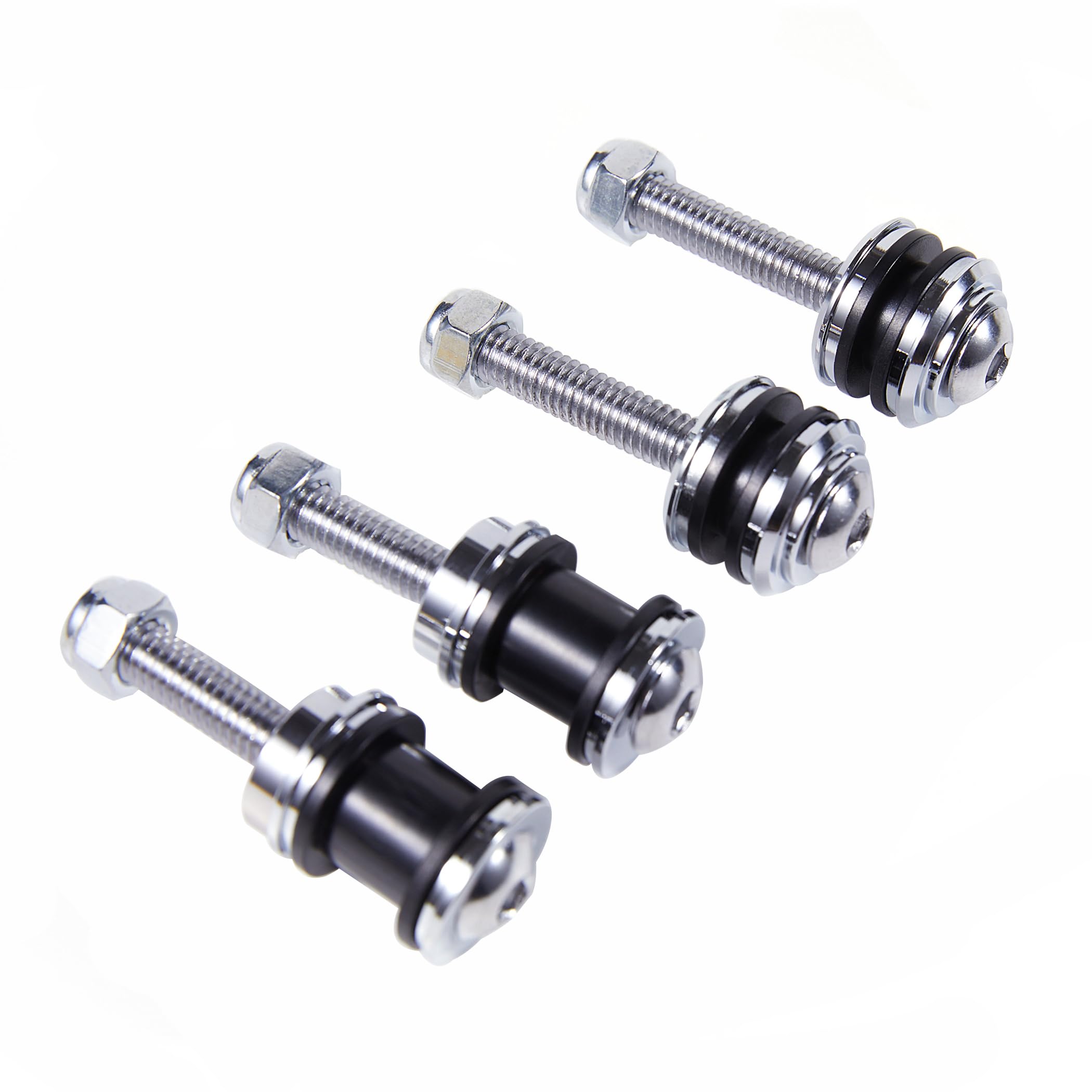 

TCMI Quick Release Removable Mounting Sissy Bar Backrest Docking Hardware Kit Harley Sportster XL 883 1200 2004-2020, Chrome Style-8