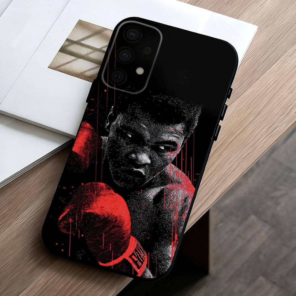 Boxing M-Muhammad A-Ali phone Case For Samsung Galaxy A73,A72,A71,A70,A53,A52,A51,Others Soft Black Shell