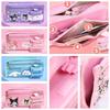 Sanrio Melody Kuromi Canvas Pencil Case Coin Purse For Students