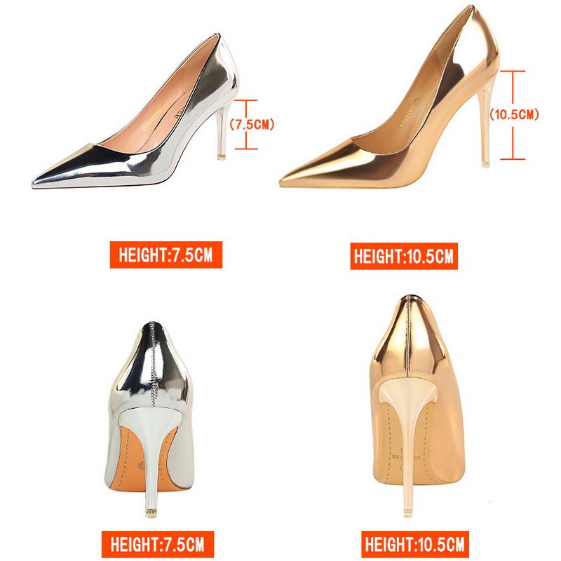 Woman'S High Heels Shoes Fashionable Elegant Pointed Tip Stiletto Shoes For Women Wedding Shoes Party High Heels Size 42 Tacones