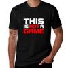 This Is Not A Game Tshirt Vintage Print Crew Neck Tee