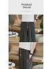 Herren Sommer Eis Seide Locker Weitbeinige Cropped Hose