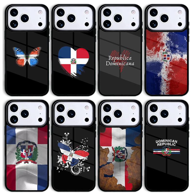 Flag of Dominican Republic Mobile Phone Case for IPhone 17 AIR 16pro Max 15 14 13 12 11 Bumper Cover