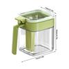 Clear Kitchen Spices Jars With Removable Spoon Compartment Food Storage Container For Pantries Organization