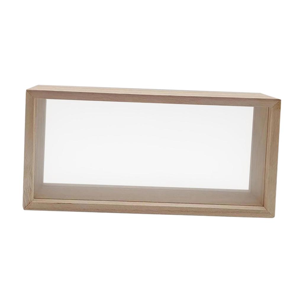 Shadow Box Frame Dried Flowers Frame Deep Decor Wood Shadow Boxes Display Cases for Keepsake Flowers Award Photos Art
