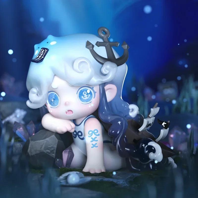 Keeno WISH ON THE SEA BREEZE Series Blind Box Mystery Box Toys Cute Action Anime Figure Kawaii Model Gift