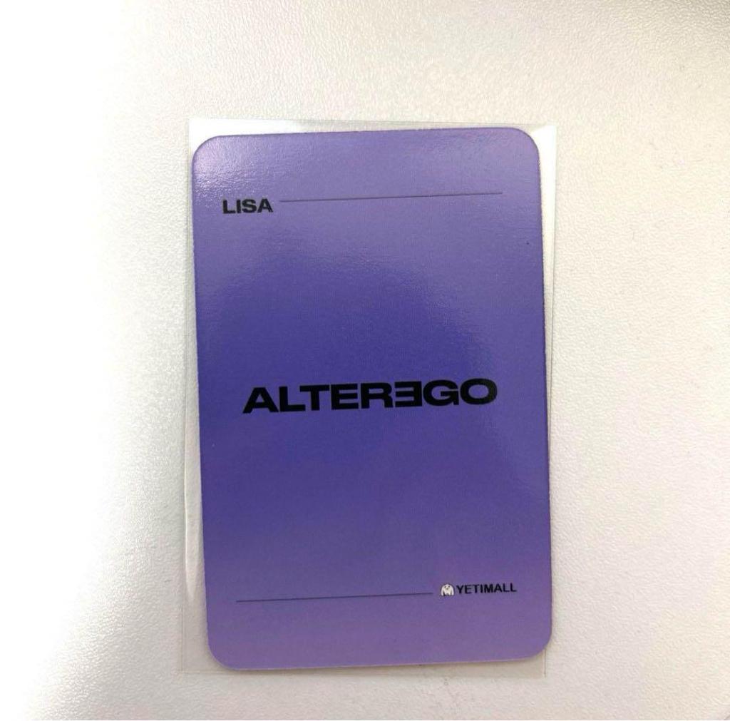 [USED] LISA BLACKPINK Alter Ego Yeti Trading Card F