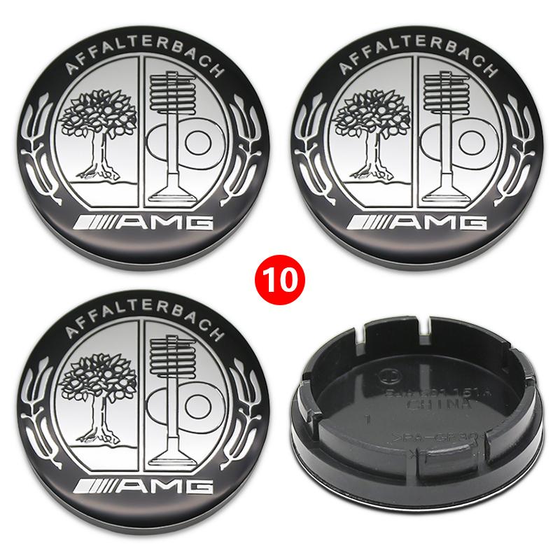 4pcs 56mm 60mm 75mm Car Wheel Center Logo Hub Cap For Mercedes Benz AMG Apple Tree W211 W205 W213 W203 C218 A207 CLA CLS E Class