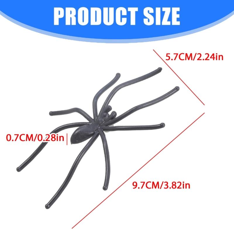 Realistic 3D Spiders Fridge Magnet for Halloween Pranks Strong Magnetic Funny Decoration for Refrigerator Whiteboards