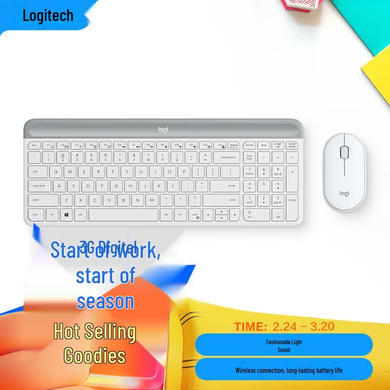 

Logitech MK470 Slim Wireless Keyboard and Mouse Combo