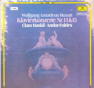 LP Schallplatte CLARA HASKIL RUDOLF BAUMGARTNER F Mozart Klavierkonzert Nr. 13 C-Dur K 2544236 DEUTSCHE GRAMMO Deutschland Klassik Gebraucht
