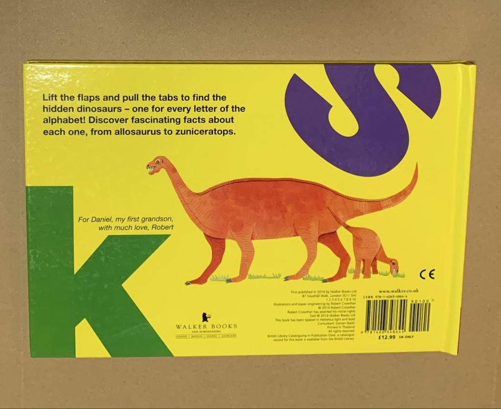 [USED] Popup Dinosaur Alphabet