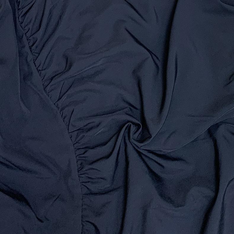 QICED Podzimní dámské módní temperamentní klopové dlouhé šaty s dlouhým rukávem a ležérní střední délky