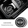 2Pcs Car Silicone Coaster Anti-Slip Water Cup Drink Mat For MINI Cooper JCW WORKS R55 R56 F55 F56 R57 R58 R59 R60 R50