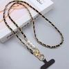 Phone Case Universal Lanyard Long Crossbody Pearl Pickup Chain Mobile Phone Lanyard Women's Long Neck And Shoulder Strap