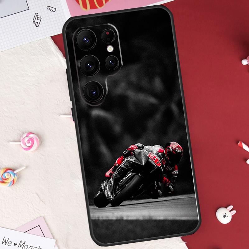 Moto Fabio Quartararo Case For Samsung Galaxy S26 Ultra S23 S22 S21 S20 S24 S25 Ultra S10 Plus S25 FE Cover Shell