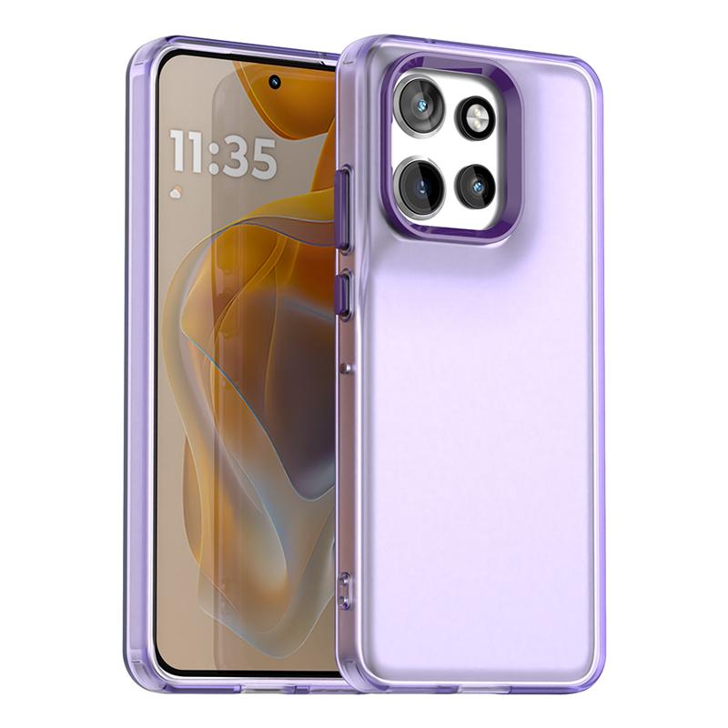 Anti-Drop Candy Color Phone Case For Motorola Moto S50 Matte Transparent Back Case Moto S50 5G Cover For Moto S50 Case 6.36 inch