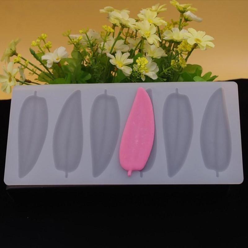 New DIY 3D Leaves Shape Silicone Chocolate Mold Bakeware Birthday Cake Cookie Decorating Tools