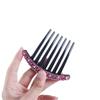 Temperament All-match Hair Accessories Korean Style Headwear Seven-tooth Comb Rhinestone Hair Comb