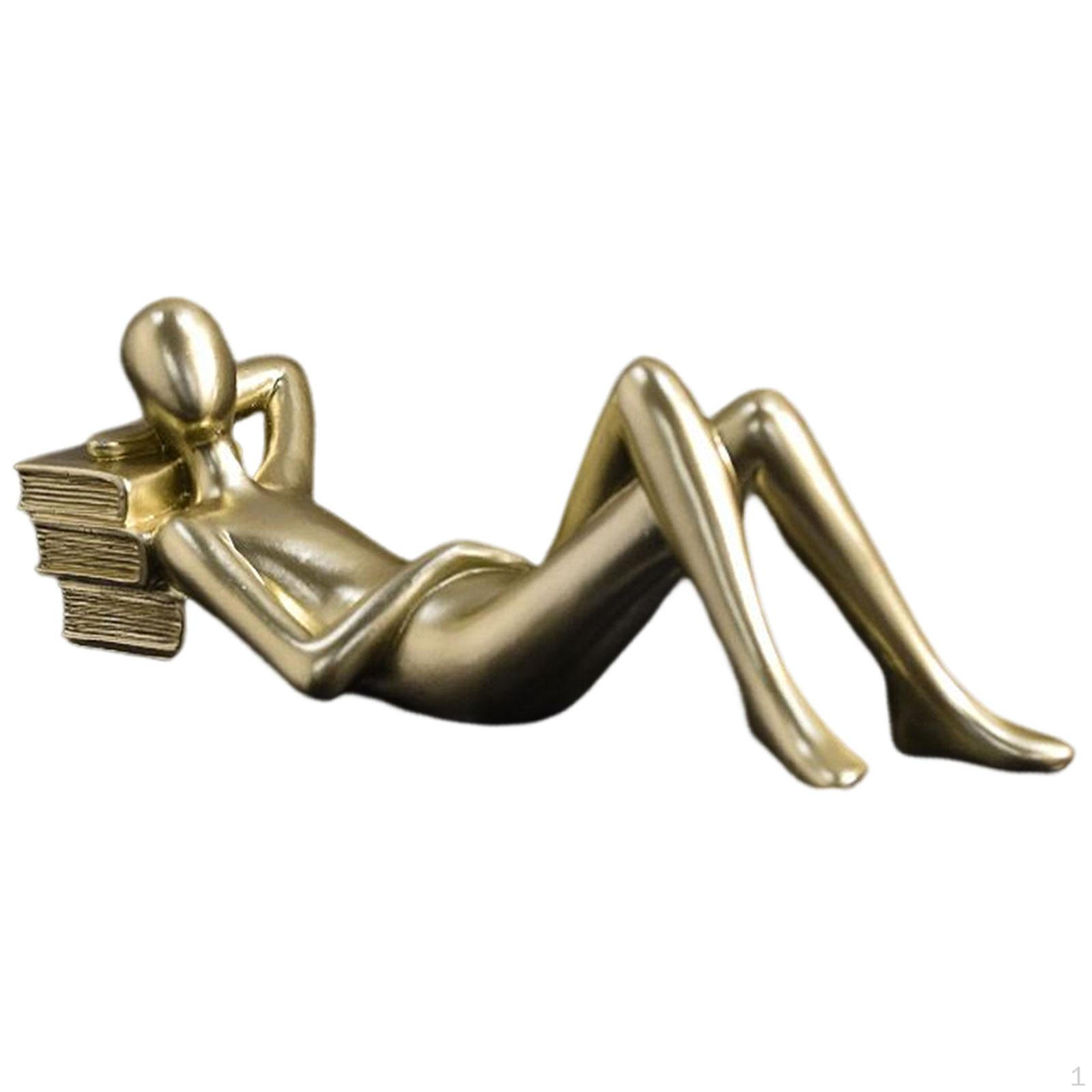 

Статуетка абстрактного мислителя, полімерна статуя, декор для офісної полиці. Колекційна style C