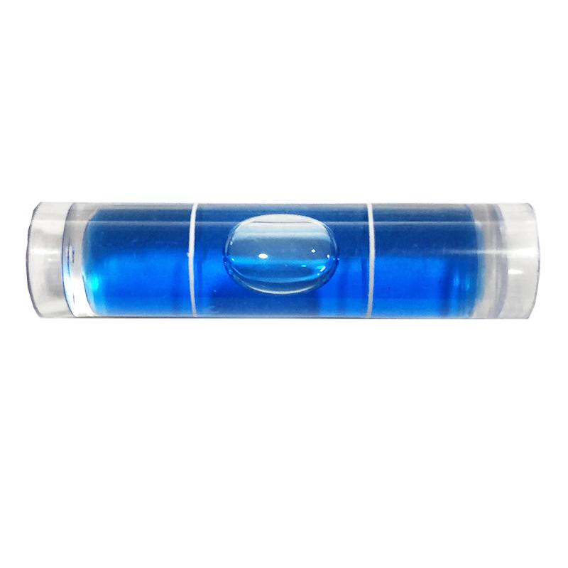 Zylindrische Wasserwaagen Kunststoffröhrchen Mini-Wasserwaage für Po-Rahmen 9,5*40 mm 5 Stück/Los