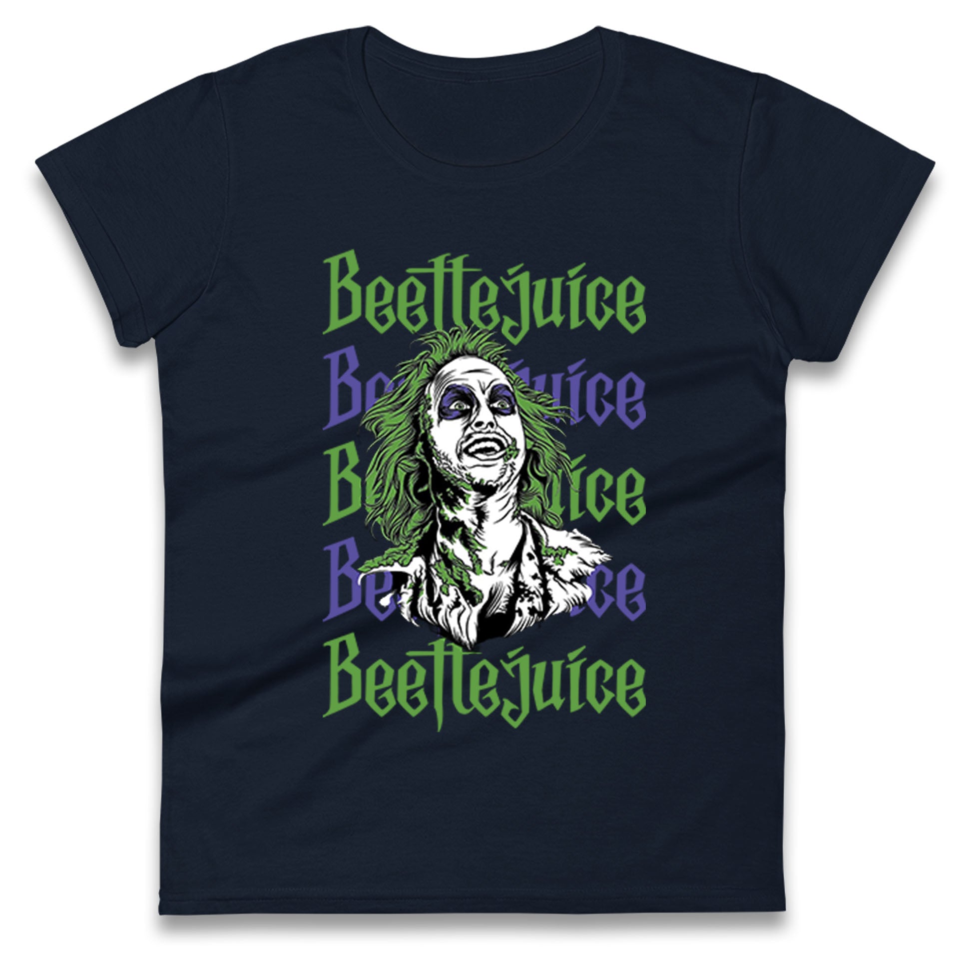 Beetle Juice Halloween Womens T Shirt Mens Tops Tees Unisex 4XL