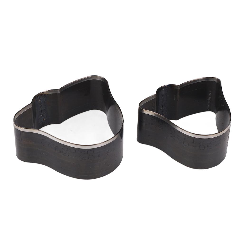 2 Stück Glockenform Lederstanzform 50x57x23mm 43x47x23mm Legierter Stahl Leder Stanzform Set für