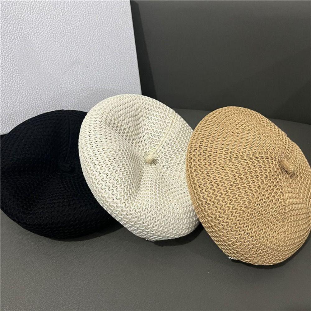 Korean Style Pleated Beret Y2K Painter Hat Fashion Octagonal Hat  Travel