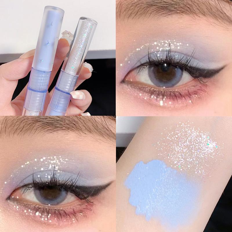 Skysti akių šešėliai One Drop lacrimal Glitter Glitter ir polarizing Monochrome highlighter Eyeshadow Solution