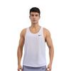 Nike Canotta a Rete Traspirante da Nuoto Uomo Top Bianco Nero HV7073-100