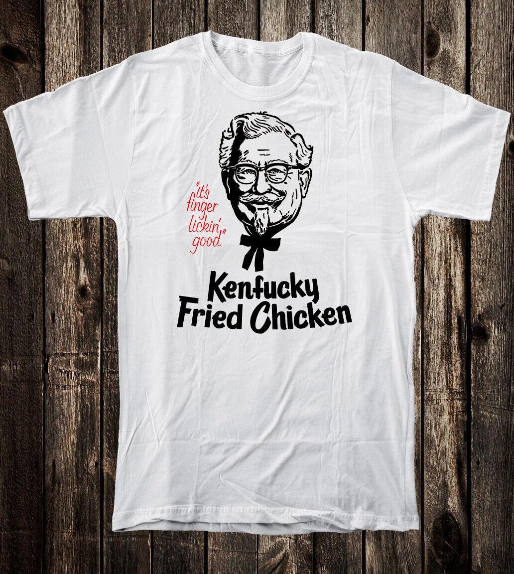 Parody Tee T Shirt Novelty Adult Funny KFC Fried Chicken Colonel Sanders 2XL