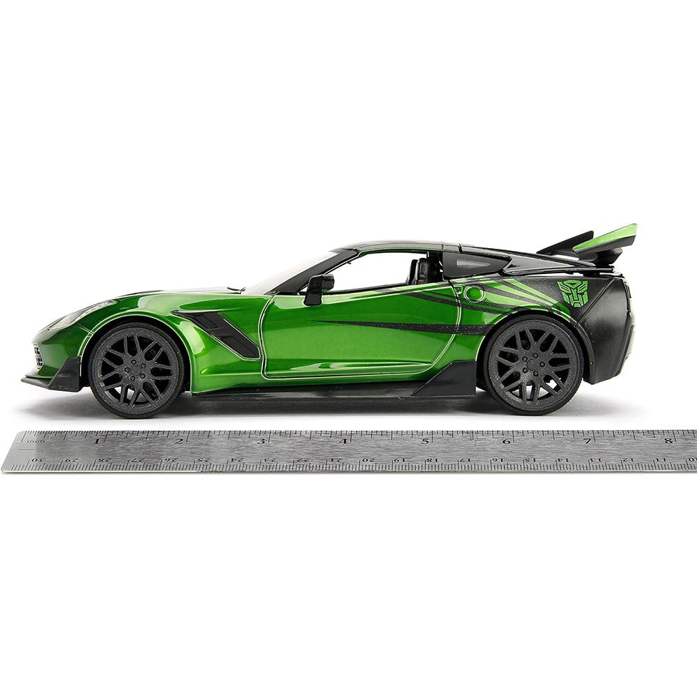 1/24 TRANSFORMERS 5 2016 Crosshairs Chevy Corvette Stingray Diecast Model