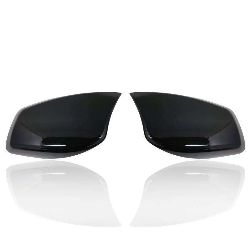 Mirror Lamp Housing Glossy Black Carbon Pattern For BMW 5 Series E60 E61 E63 E64 2004-2007