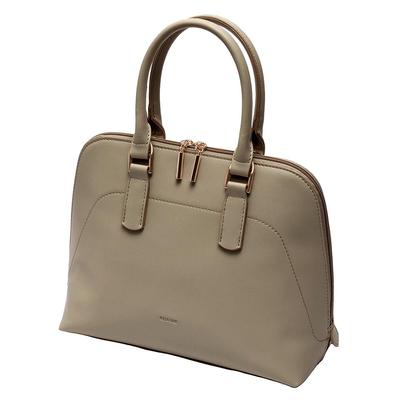 [Rename] Round Zipper 2-Way Handbag Tote Bag for Women, Beige, for Entrance Ceremonies, Graduations, and Kindergarten Entrance and Graduation