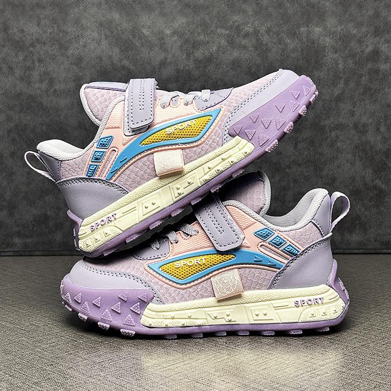 

Boys shoes spring and autumn new leather surface non-slip soft sole versatile girls shoes casual sports shoes medium and old children inner length = foot length + 1cm