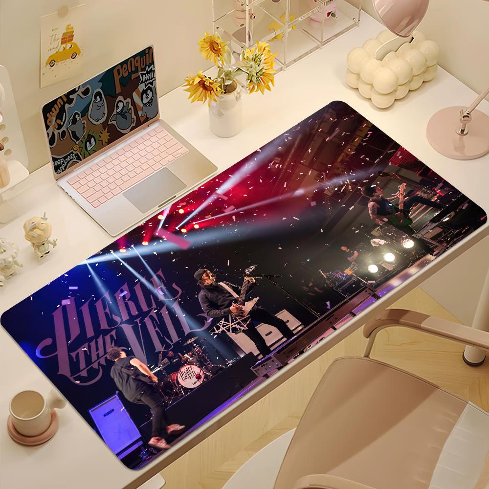 Band PPierce The Veil Mouse Pad Desk Mat Large Nonslip Antifray Keyboard Ergonomic Office Rubber PC Home Custom