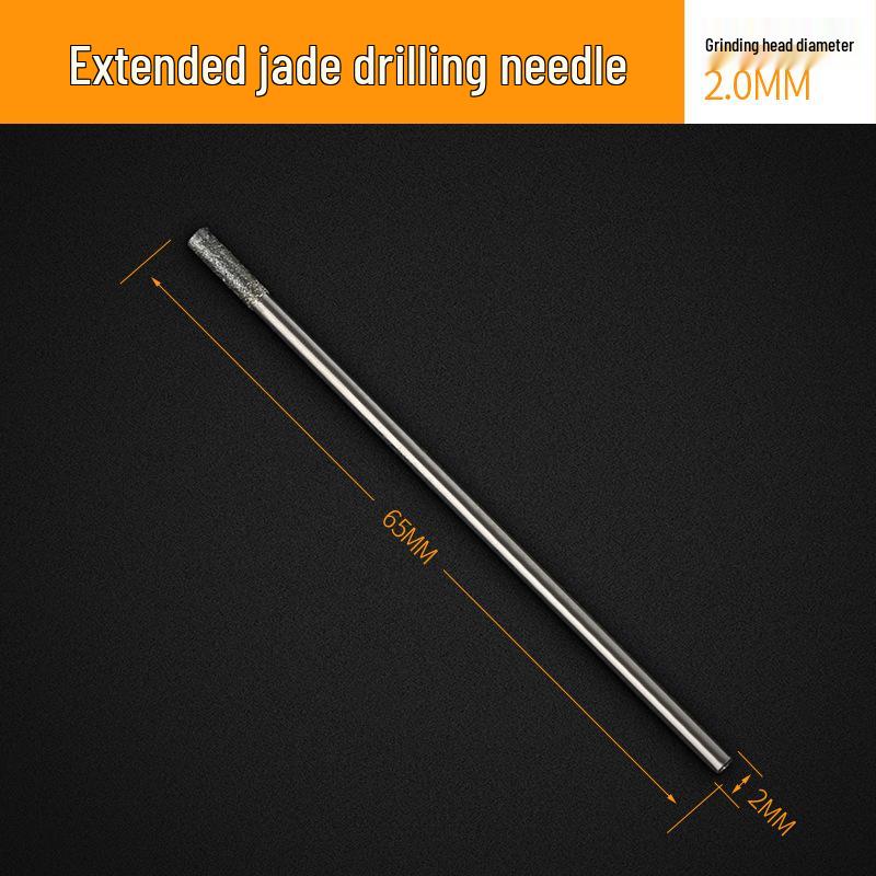 Mansha Rui Jade & Agate Drill: Hollow Stone, Glass, and Diamond Hole Punch Needle.