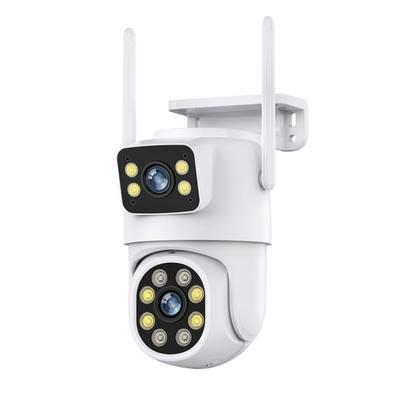 Dual Lens Camera WiFi 3MP 3MP HD Image Water Resistant Wireless Security Camera for Indoor Outdoor