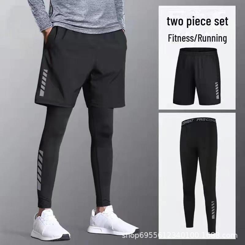 

Мужские быстросохнущие высокоэластичные спортивные шорты: Бег, Баскетбол, Компрессионные леггинсы L