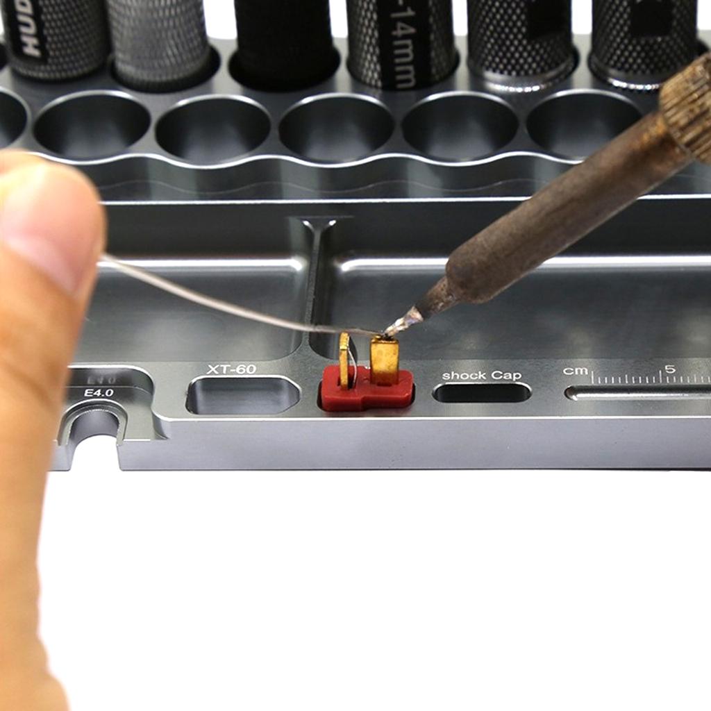 Hex Screwdriver Kit Holder Rack Storage 18 Holes Bracket Key Wrench Repair Tool Shelf For All RC Cars