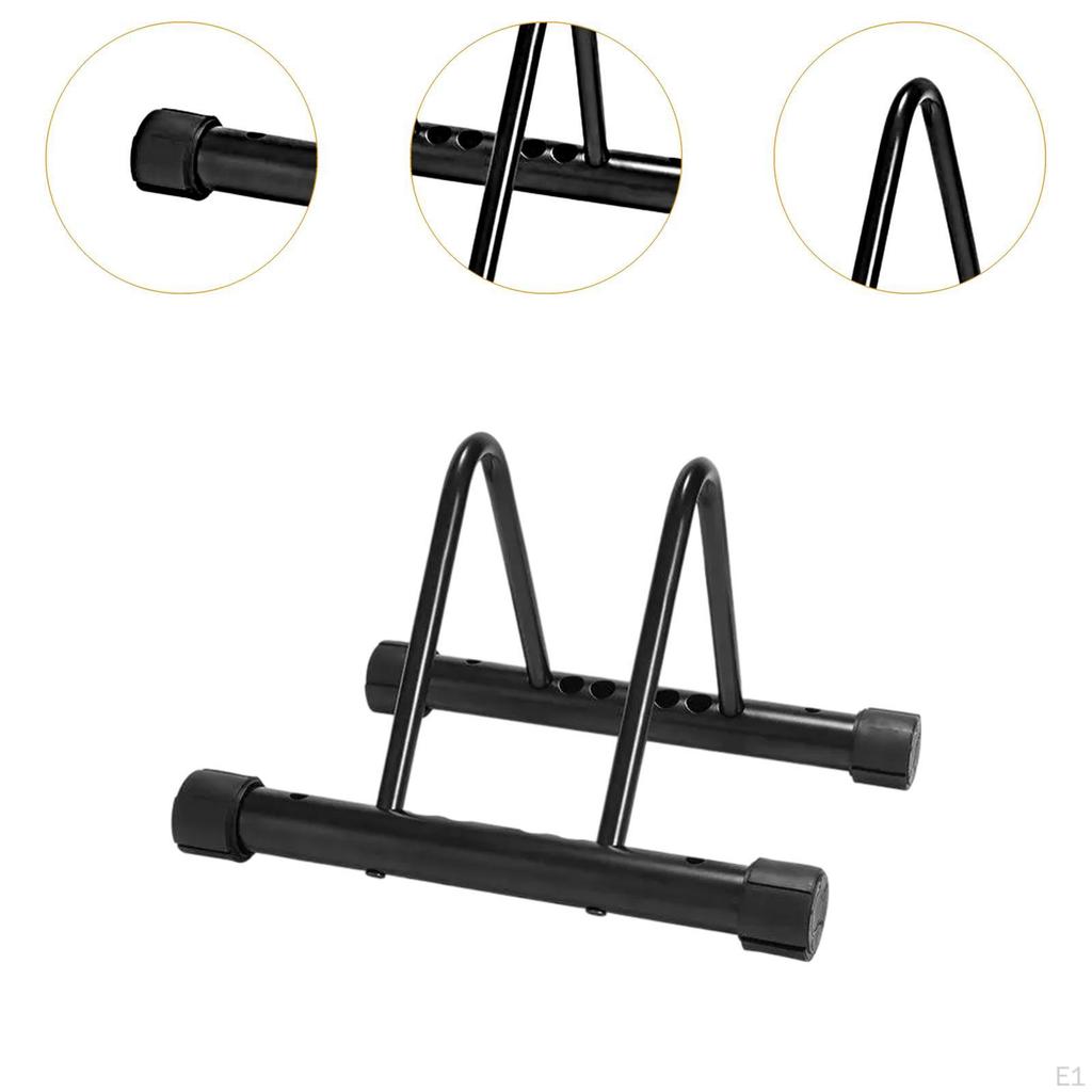 Bike Stand, Bicycle Storage Rack, Premium, High Carbon Steel ,Floor Parking Holder Adjustable for