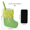 Stylish Embroidered Alphabets Christmas Stocking Knitted Festival Sock for Children Multicolors Holiday Stockings