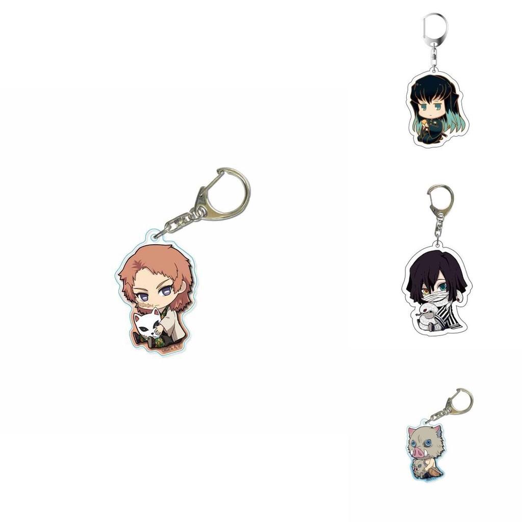 Demon Slayer Anime Cartoon Character Acrylic Keychain Bag Pendant Accessories Stylish And Durable