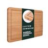Tábua de Corte Orgânica de Bambu Extra Grande Bloco de Corte de Madeira Resistente para Servir Carne e Vegetais Utensílios de Cozinha