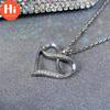 Hi Trendy Silver Color Heart Necklace Women Infinity Pendant Chain Necklace Wedding Party Jewelry Anniversary Gifts