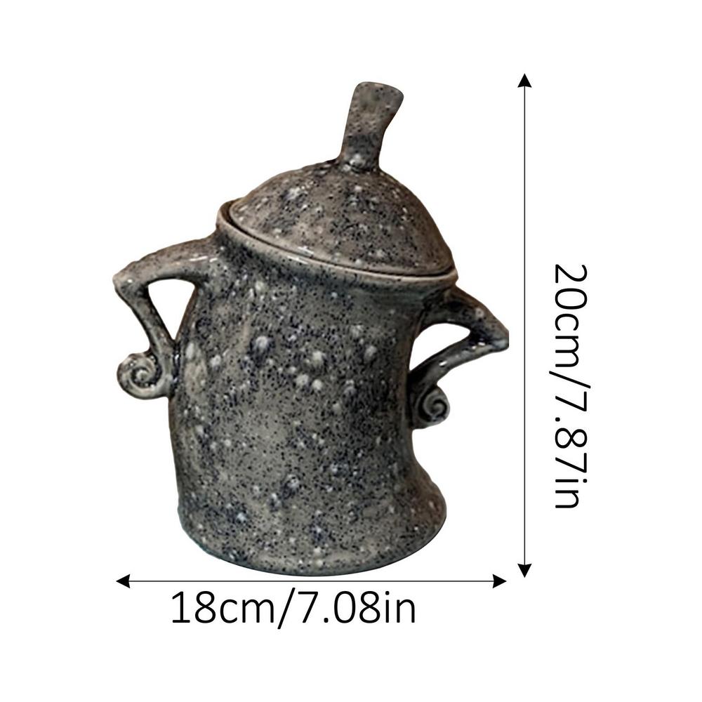 Canister With Attitude Food Storage Jar Christmas Candy Cookie Jar Kitchen Storage Container Creative Cup Christmas Ornament