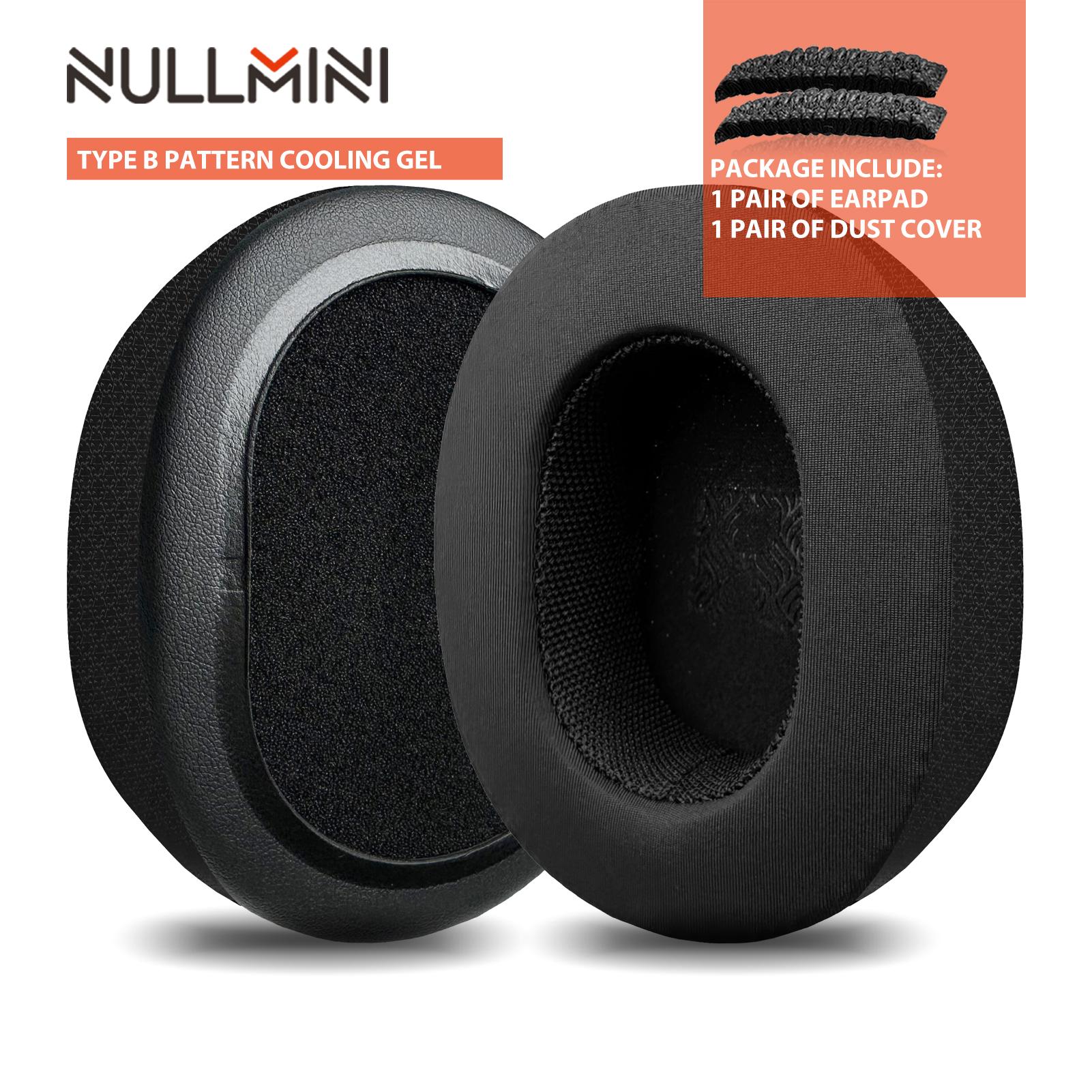 

Сменные амбушюры Nullmini для наушников HyperX Cloud Silver,I,II,Core,Alpha, охлаждающие гелевые амбушюры, подушечка для оголовья