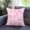Light Pink Gentle Petals Cushion Cover Comfortable Reversible Pillow Cover Ideal for Car Sofa Bedroom  Beyond