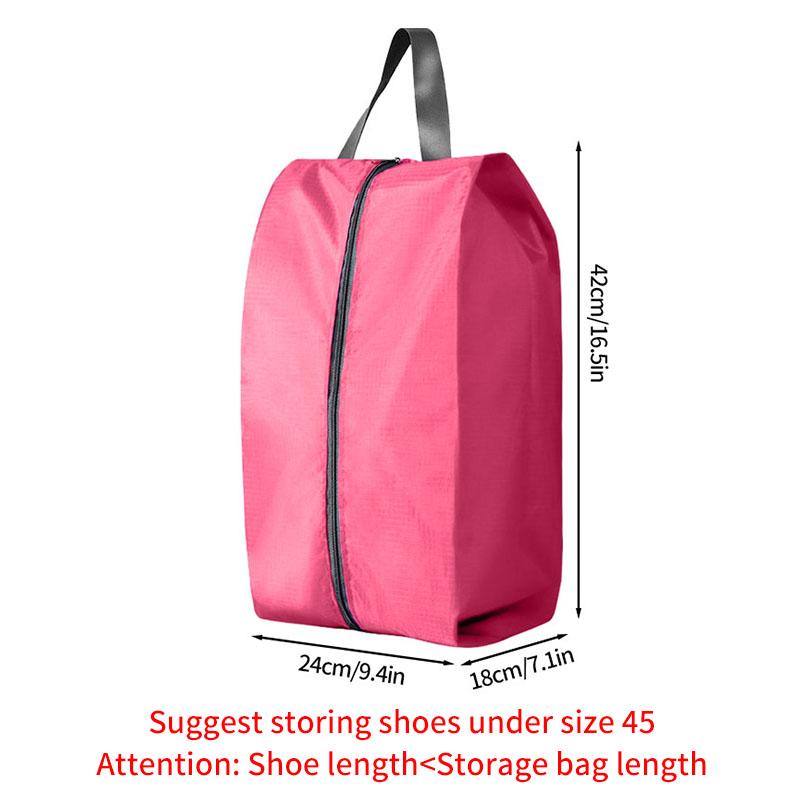 Portable Shoe Storage Bags Travel Shoe Cover Pouch Waterproof Pocket Unisex Zipper Organizer Bag Moistureproof Shoe Storage Pack