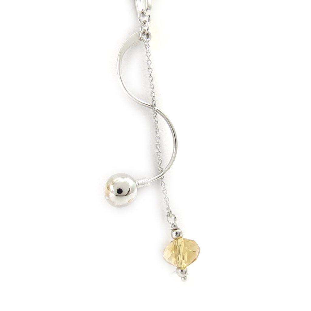 Les Trésors De Lily [K6469] - Pendentif Argent 'Scarlett' ambre